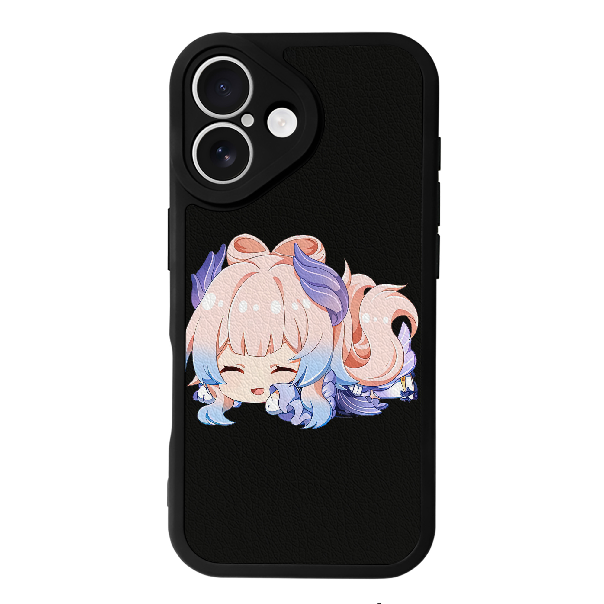 げんし神 珊瑚宮心海 サンゴノミヤ・ココミ genshin Sangonomiya Kokomi 【iPhone 16シリーズ対応】シリコンスマホケース（レザー調） 材質：シリコン